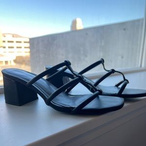 Abound Black Block Heel Strappy Sandal